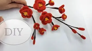 How to make flower 🌼  ideas handmade 🌼 Делаем цветущую ветку