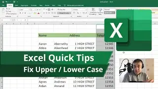 Excel Pro-Tip: Quickly Fix Upper & Lower Case Text in your entire sheet