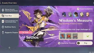 Test Run 4.7 ▢ SETHOS [main DPS] ▢ Wisdom's Measure [GENSHIN IMPACT]