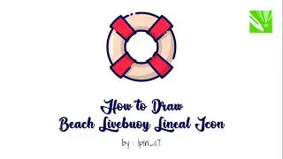 How to Draw Beach Live buoy  Lineal Color Icon