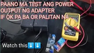 PISOWIFI PROBLEM/NO POWER/PAANO MA CHECK KUNG GOODS OR BAD NA ATING POWER SUPPLY