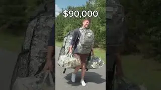 Бег с Большим и Большим Числом Денег MrBeast 