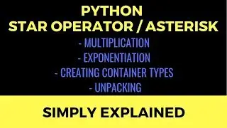 Asterisk operator