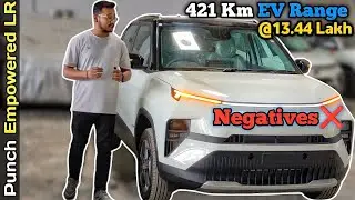Tata Punch EV 2025🔥|| Punch Empowered LR Review ||EV Range, Features, Negatives@Drivenbyuttam