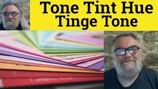 😎 Tinge vs Tint vs Hue vs Tone Vs Shade - Tinge Meaning - Tint Defined - Hue Examples - Tone Shade