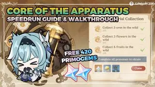 core of the apparatus event guide speedrun (FREE 420 PRIMOGEMS)