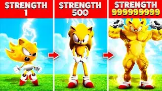 UPGRADING Super SONIC Into STRONGEST Man In GTA 5 RP!