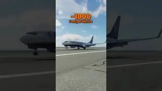 Airplane Hard VS Smooth Landing Simulation