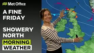 11/10/24 – Showers in the north, drier elsewhere – Morning Weather Forecast UK –Met Office Weather