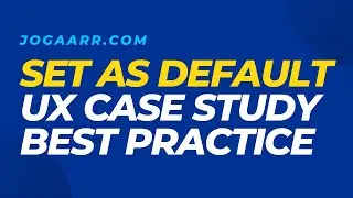 [3] Set as default UX Case | Best practice to use default feature