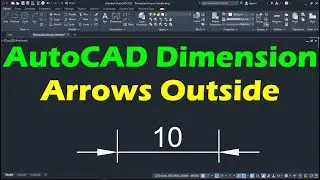 AutoCAD Dimension Arrows Outside