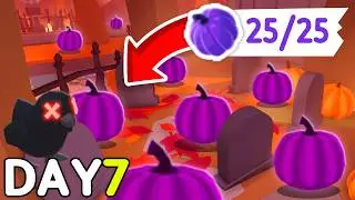 ALL 25 Purple Pumpkin Locations in Adopt Me! Day 7