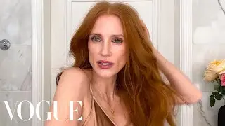 Jessica Chastain on Dry Skin Care, Face Slapping & Kardashian Influences | Beauty Secrets | Vogue