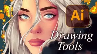 How to Draw with Drawing Tools - Adobe Illustrator Drawing Tutorial