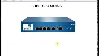 Port Forwarding on Palo Alto Firewall