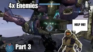 Beating Halo 3 With 4x The Enemies on Legendary [Part 3]