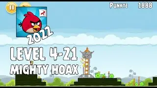 Angry Birds (2022) | Mighty Hoax | Level 4-21 | 3-star Walkthrough