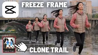 CapCut Tutorial - Freeze Frame Clone Trail Effect with ONE CLICK! (2023)