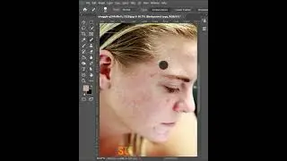 Spot Healing Brush Tool Photoshop Tutorial