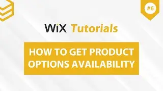 Wix API | Lesson #6: How to get product options available using Postman