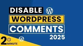 How To Disable WordPress Comments 2024 | Disable Comments On WordPress Website