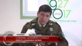 Carabineros de Osorno evalúa positivamente los resultados  del Plan Volcan .