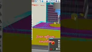 swan software simulation #cncprogramming #CADCAMwithIsrar