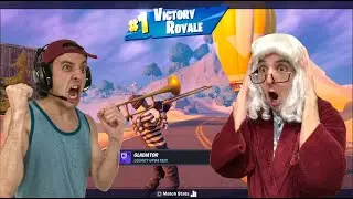 Goated Grandma Reacts To My HIGHEST KILL Solo Match In Fortnite Chapter 2, Season 5!  FULL BOT LOBBY