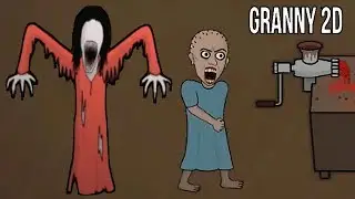 Granny 2D СТАЛА ЛЮДОЕДОМ - Играем за Лысую бабулю людоеда в новой Хоррор игре Insanus 2D