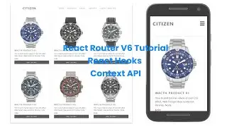 Shopping Cart | React Router V6 | React Hooks Context API #2