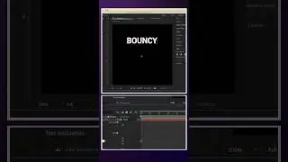 Bouncy Text Animation in After Effects | Tutorial