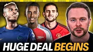 Osimhen to Chelsea THE TRUTH🚨Rabiot to Man United DEAL☑️Arsenal Isak DEAL ON✅