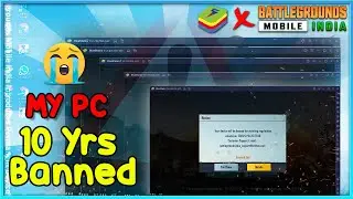 😭 My BGMI ID Banned for 10 Years in Bluestacks 5 ? | BGMI in Emulator | Emulator Ban | Krafton