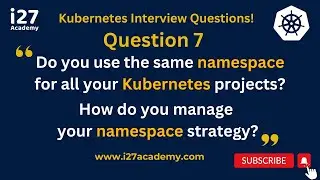 [K8S_Question7] Do you use the same namespace for all your projects?How do you manage your namespace