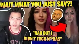 YIKES! RICEGUM CALLS A WHITE GIRL AND SHE SAYS THE N WORD ON STREAM? (RICEGUM CALLS MOSCOWBANZBABII)