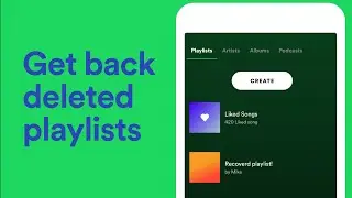 How to recover deleted Spotify playlists