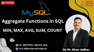 Aggregate Functions in SQL | Learn with Mr. Kiran Jadhav