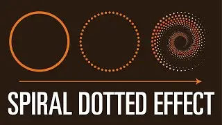 How to Create Spiral Dotted Effect in Illustrator