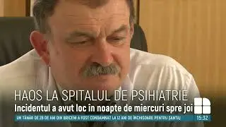 Incendiu puternic la Spitalul Clinic de Psihiatrie din orașul Codru.