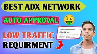 Best Adx For Blogger Instant Approval|| Auto approval adx network || AdSense Alternative