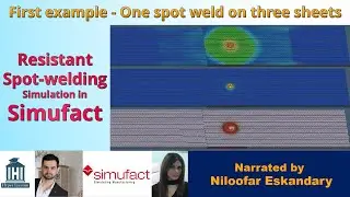 Resistance spot welding simulation in Simufact (First Example)