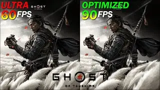 Ghost of Tsushima  Ultra VS Optimized | RTX 3080 | 4K 1440p FSR3 FG