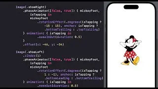SwiftUI: Create the Mickey Mouse-Style Animation Using Phase Animator