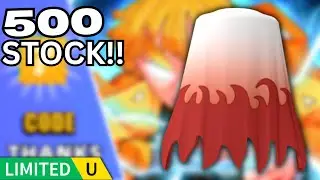 LIMITED UGC ITEM! How to get the FLAME CAPE in DEMON SLAYER WAR TYCOON EVENT on ROBLOX!