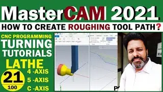 Mastercam 2021 Turning tutorials for beginners |CNC Programming| Lathe