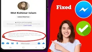 Fix Messenge sent before this device was added to this conversation. message cant be delivered
