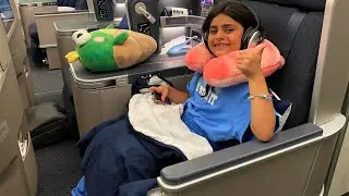 Flying  first class to turkey family vlogs | Deema and Sally