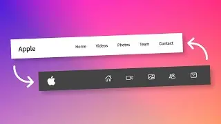 Changing Navbar Style Based On Scroll using CSS & Javascript