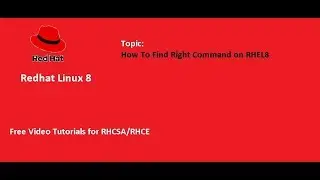 How to find right command on Redhat Linux 8