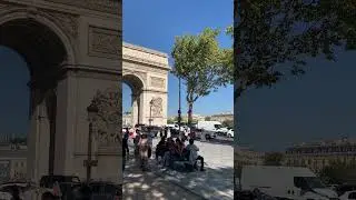 #shorts #париж #франция #paris #france #арка #arcdetriomphe #влог #путешествия #европа #учеба